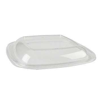 SABERT CORPORATION Dome Lid, 80-160 oz, Clear, Plastic, (50/Case), Sabert 54160B50