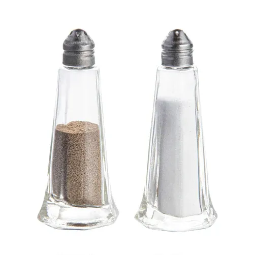 Admiral Craft Admiral Craft Salt/Pepper Shaker 1 oz Tower Chrome Plated Top