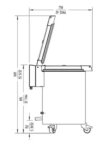 Sammic ES-200 Salad / Vegetable Dryer, Electric