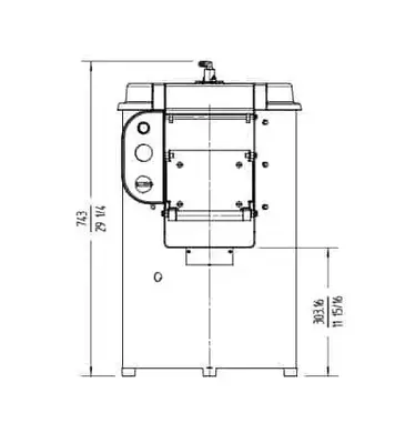 Sammic PI-20 Potato Peeler