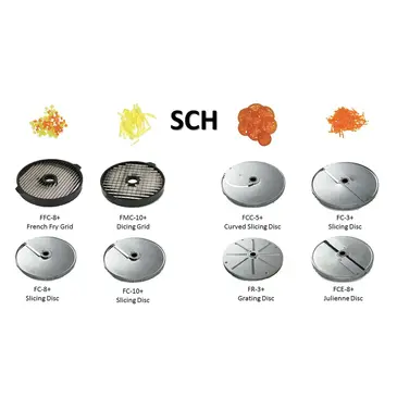 Sammic SCH Food Processor, Slicing Disc Plate