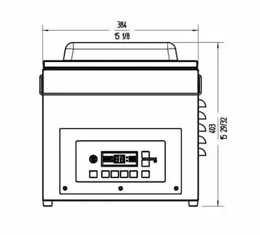 Sammic SE-310 Food Packaging Machine