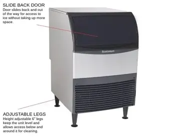 Scotsman UF424W-1 Ice Maker With Bin, Flake-Style