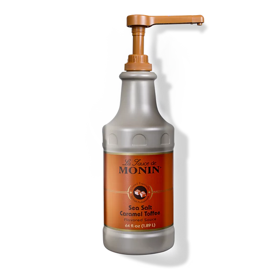 Monin Monin Sea Salt Caramel Toffee Sauce, 64 Oz, Monin M-GC300FP