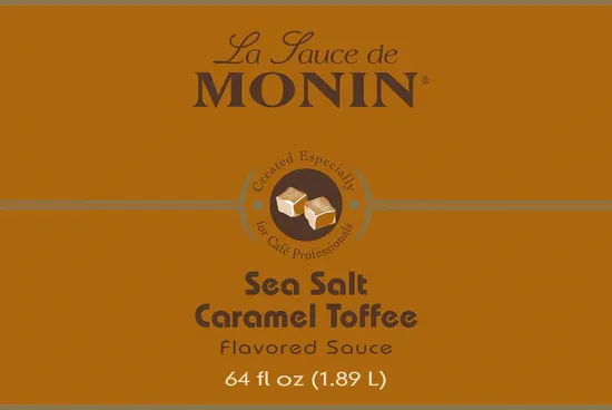 Sea Salt Caramel Toffee Sauce, 64 Oz, Monin M-GC300FP