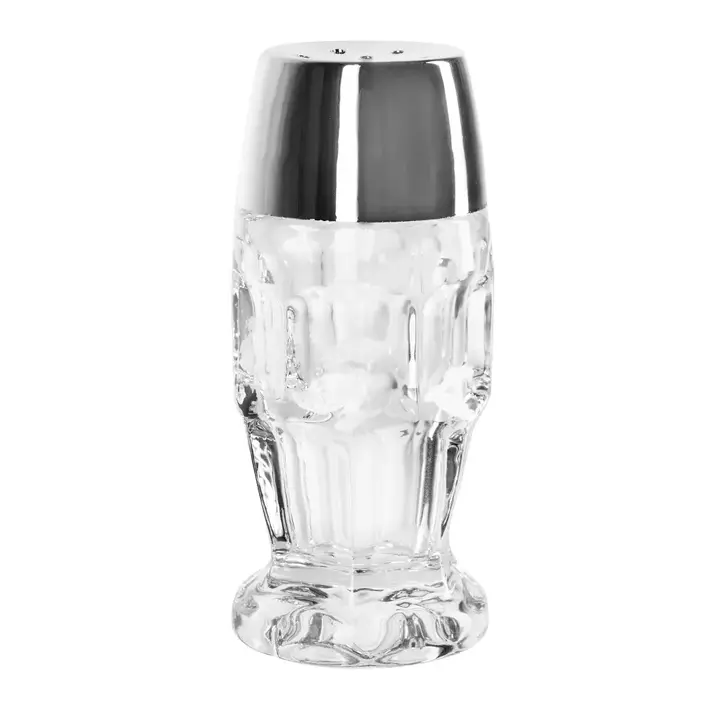OUTLAW TRADING POST Shaker, Glass With Chrome Plated Plastic Top, 1-1/4 Oz