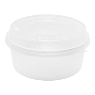 Paper Short Bucket Lids, 32 Oz, Polypropylene, (360/Case), Karat FP-PSBL165-PP