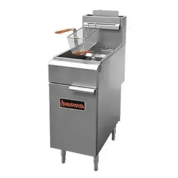 Sierra SRF-35/40-NG Fryer, Gas, Floor Model, Full Pot