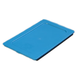 Carlisle Carlisle  Smart Lid For Food Container, 1/4 Size, Plastic, Blue, Snap-On (Sold Per Case, 6/cs) Carlisle 3058114