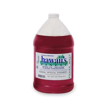 SNOWIE LLC RTU Syrup Strawberry, 1-GAL, GOLD MEDAL RTUSTRAW-GA