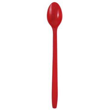 Karat Soda Spoon, 7.8", Red, Plastic, (100/Pack), Karat U2205 (RED)