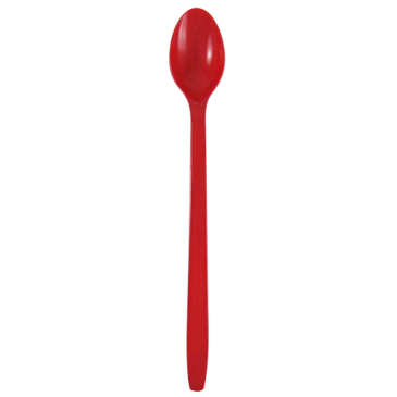 LOLLICUP Soda Spoon, 7.8", Red, Plastic, (100/Pack), Karat U2205 (RED)