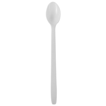 LOLLICUP Soda Spoon, Heavyweight, White, Polypropylene, (1000/Case), Karat U2205 (WHITE)