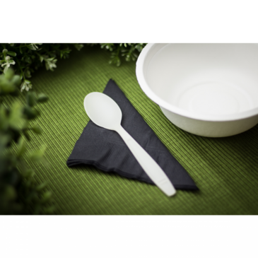 Soup Spoon, Heavyweight, White, Plastic, (100/Pack), Karat KE-U2023
