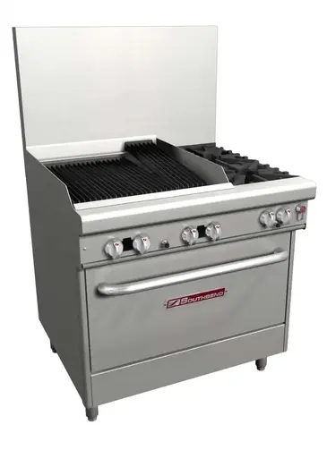 Southbend 4361D-2CL Range, 36" Restaurant, Gas