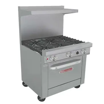 Southbend 4364D-1G Range, 36" Restaurant, Gas