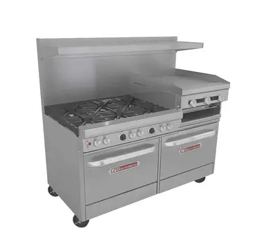 Southbend 4601DD-2RR Range, 60" Restaurant, Gas