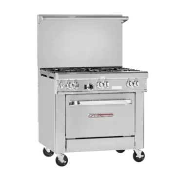 Southbend H4361A-2TR Range, 36" Restaurant, Gas/Electric