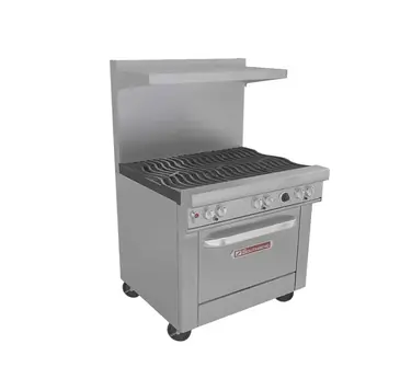 Southbend H4362D Range, 36" Restaurant, Gas/Electric