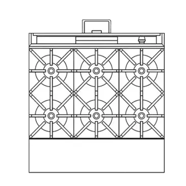 Southbend P36N-BBB-SU Range, 36" Heavy Duty, Gas