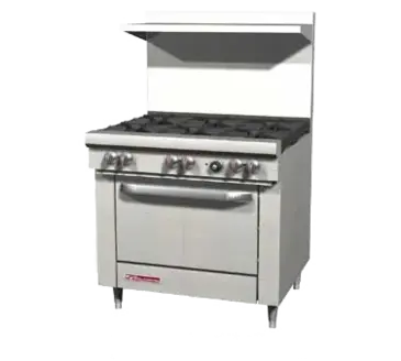 Southbend S36A Range, 36" Restaurant, Gas