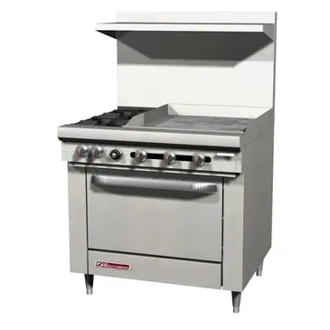 Southbend S36A-2GR Range, 36" Restaurant, Gas