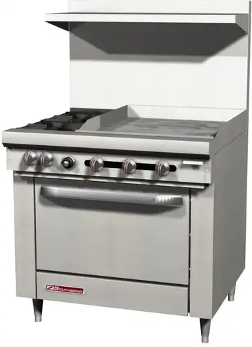 Southbend S36D-2GL Range, 36" Restaurant, Gas