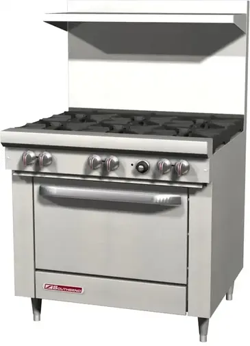 Southbend S36D-2TL Range, 36" Restaurant, Gas