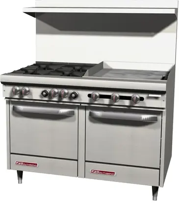 Southbend S48EE-2GL Range, 48" Restaurant, Gas