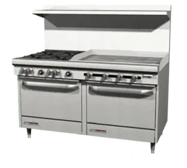 Southbend S60DD-4GR Range, 60" Restaurant, Gas