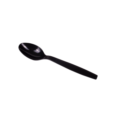 Spoon, Extra Heavyweight, Black, Polystyrene, (1000/Case), Karat U2023B