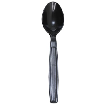 Karat Spoon, Extra Heavyweight, Black, Polystyrene, (1000/Case), Karat U2023B