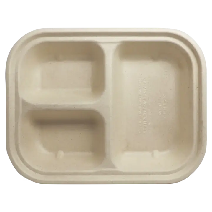 ARVESTA (DISPOSABLES) ARVESTA (DISPOSABLES) Square Bowl 30 Oz 3 Compartment 300 Pack