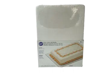 Square Cake Boards, 10" X 14", Cardboard, Wilton 2104-554