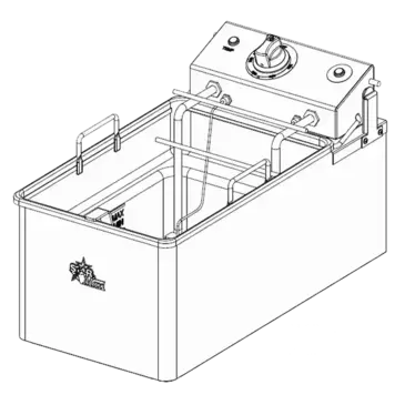 Star 514LL Fryer, Electric, Countertop, Full Pot