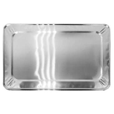 LOLLICUP Steam Pan Lid, Full Size, Aluminum Foil, (50/Case), Karat AF-STPL01