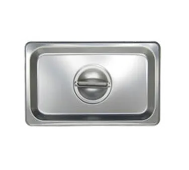 Arvesta STEAM TABLE PAN COVER, 1/9 SIZE, SOLID WITH HANDLE, 18/8 ST)