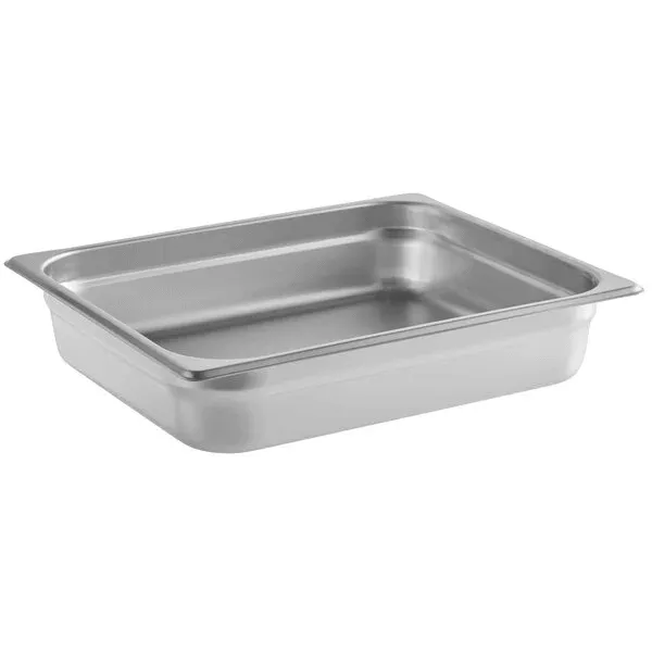 Arvesta Steam Table Pan, Half Size, 2 1/2" Deep, 25 Gauge