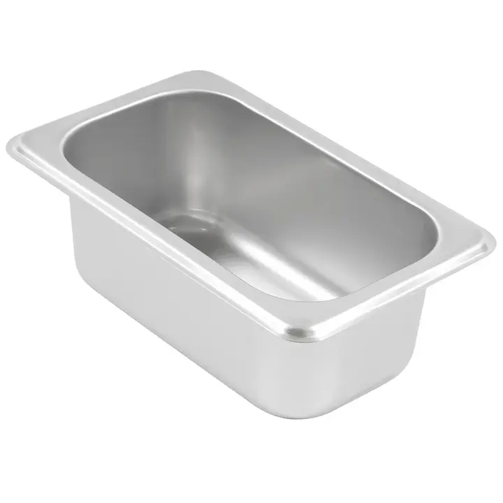 Arvesta Steam Table Pan, Ninth Size, 4" Deep, 25 Gauge