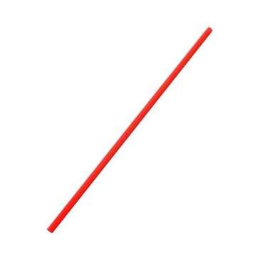 Stir Straw, 5-1/4", Red, Plastic, Unwrapped, (1,000/Pack) Karat C9101 (RED)