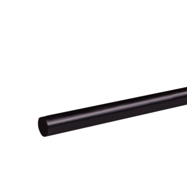 Stir Straw, 7-3/4", Black, Plastic, Unwrapped, (500/Pack) Karat C9100 (BLACK)