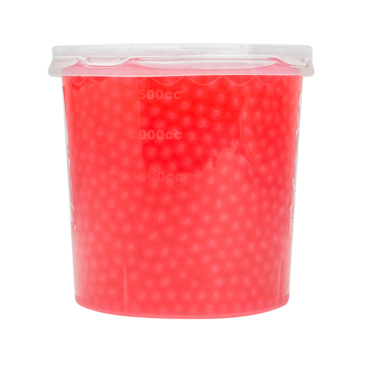 Strawberry Popping Pearls, 7lb,  (4/Case), Tea Zone B2053