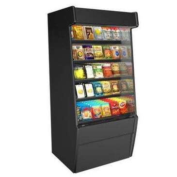 Structural Concepts Self Serve Display Case, 47.5", Black, 5 Level, Unrefrigerated, Structural Concepts CO47R