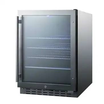 Summit Commercial ALBV2466CSS Refrigerator, Merchandiser, Countertop