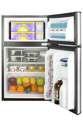 Summit Commercial CP34BSSADA Refrigerator Freezer, Reach-In