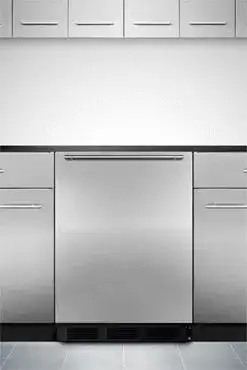 Summit Commercial FF7BKBISSHH Refrigerator, Undercounter, Reach-In