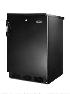 Summit Commercial FF7LBLK Refrigerator, Undercounter, Reach-In