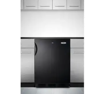 Summit Commercial FF7LBLKBIADA Refrigerator, Undercounter, Reach-In