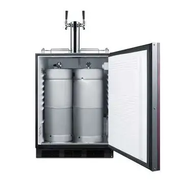 Summit Commercial SBC58BLBIADAIFWKDTWIN Wine Cooler Dispenser