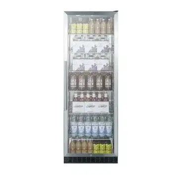 Summit Commercial SCR1401CSS Refrigerator, Merchandiser